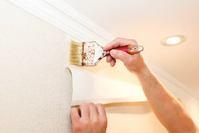 Pose de papier peint à Tours-en-Savoie — revêtements muraux et toiles de verre